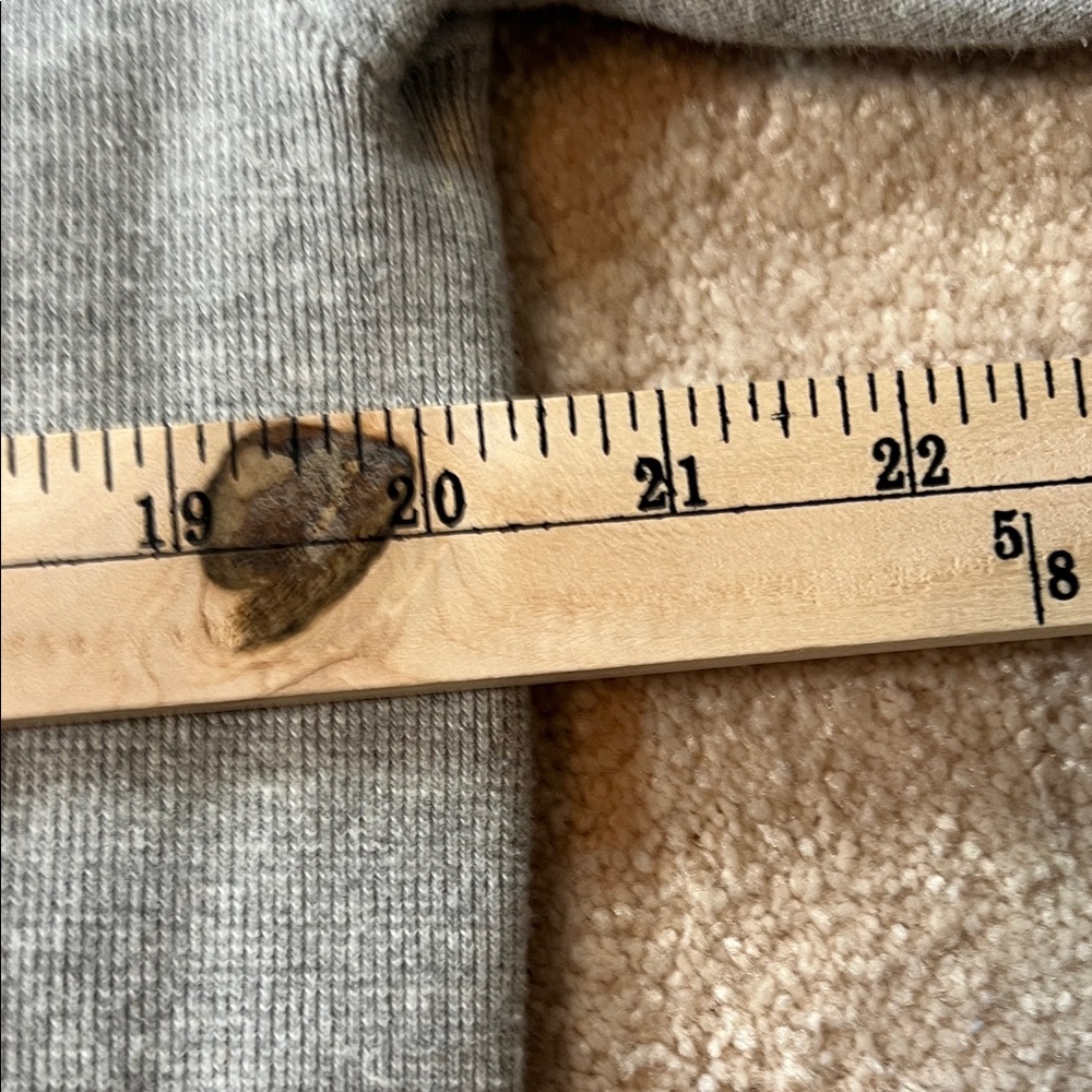 Champion Reverse Weave Crewneck Sweatshirt Gray Large Spellout Logo - Picture 4 of 6